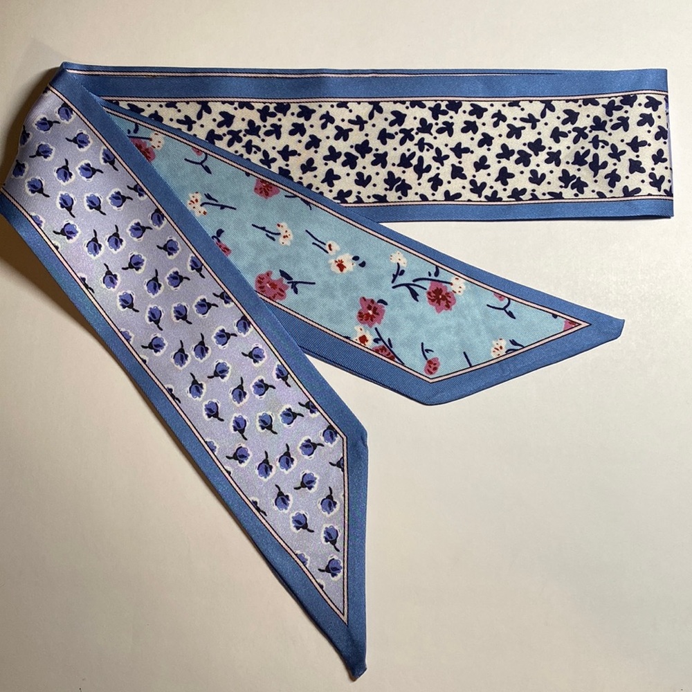 Two Thin Purse Scarves / Hair Bands / Scarves- #202